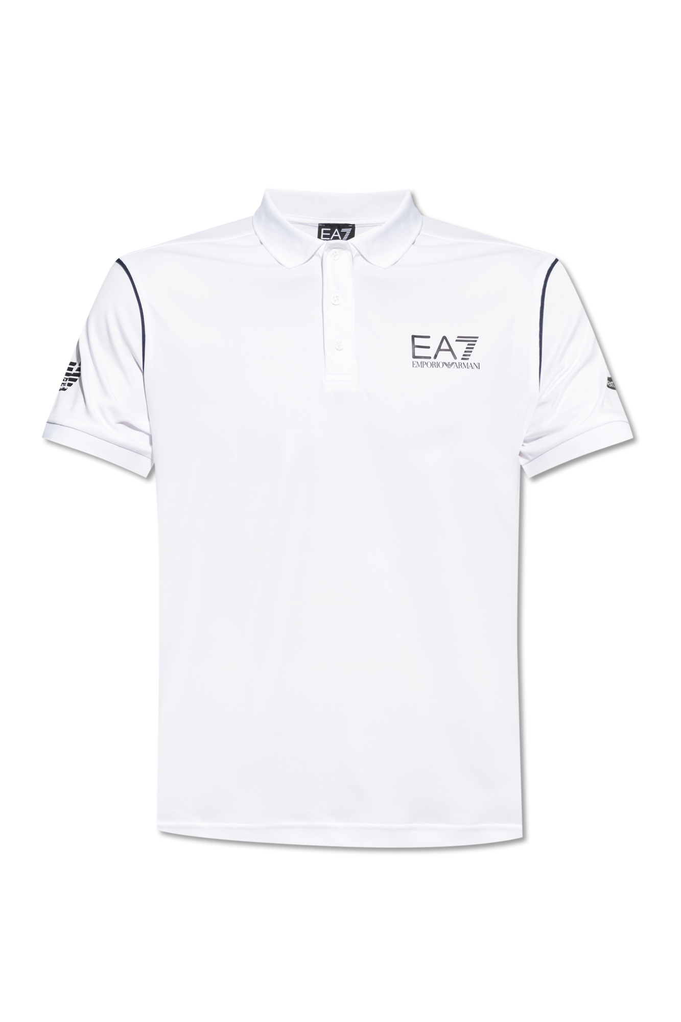 GenesinlifeShops Germany trimmed polo shirt EA7 Emporio Armani